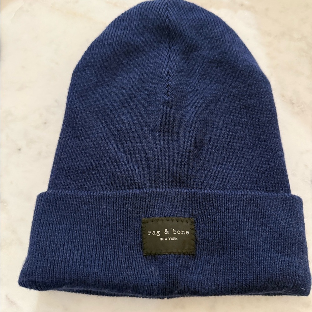 Rag & Bone Navy Knit Hat